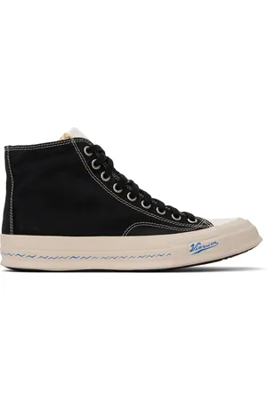 VISVIM Black Skagway Hi Sneakers