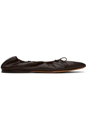 The Row Brown Awar Ballerina Flats