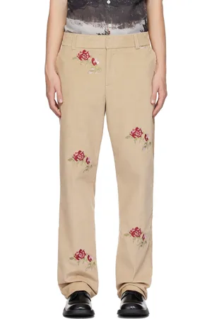 Soulland Beige Everet Trousers