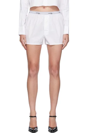 HOMMEGIRLS White Boxer Shorts