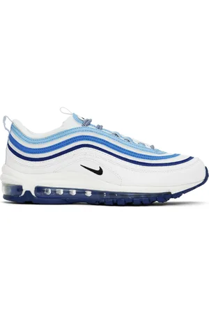 Nike White & Blue Air Max 97 Sneakers