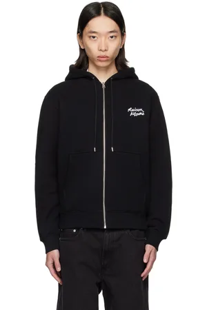 Maison Kitsuné Black Handwriting Hoodie