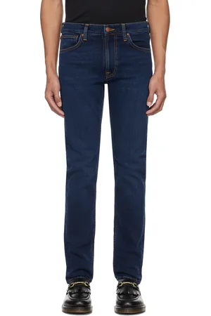 Nudie Jeans Navy Lean Dean Jeans