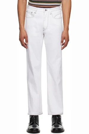 Paul Smith White Five-Pocket Jeans