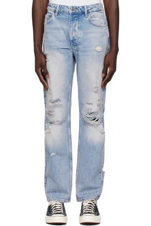 KSUBI Blue Hazlow Nu Heritage Trashed Jeans