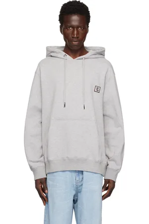 WOOYOUNGMI Gray Back Logo Hoodie