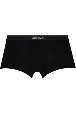 Ermenegildo Zegna Black Jacquard Boxer Briefs