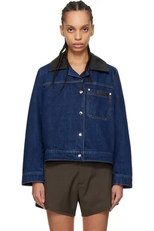 WALES BONNER Blue Sea Denim Jacket