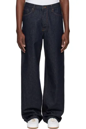 DRIES VAN NOTEN Navy Five-Pocket Jeans