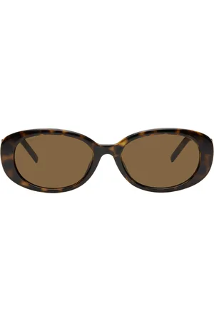 Gucci Brown G String Round Oval Sunglasses