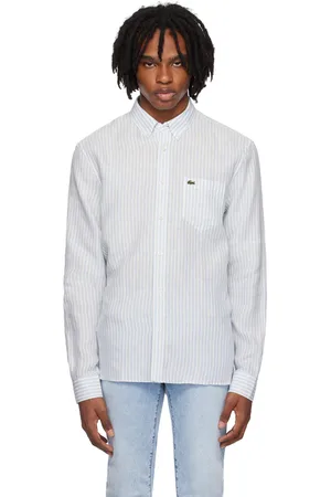 Lacoste Blue Striped Shirt