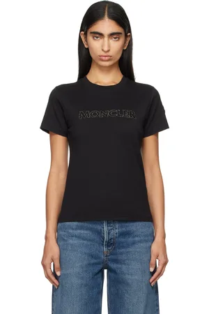 Moncler Black Maglia Manica Corta T-shirt
