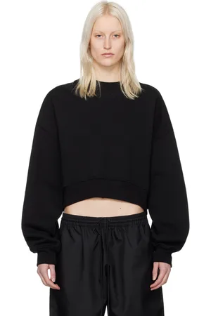 WARDROBE.NYC Black Hailey Bieber Edition HB Track Sweatshirt