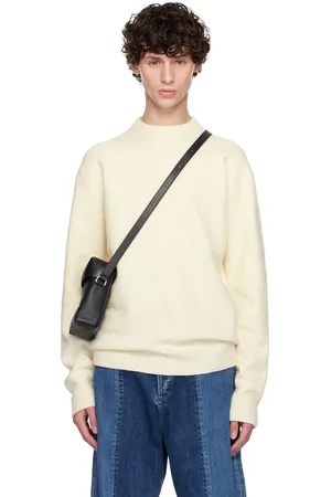 Jil Sander Off-White Crewneck Sweater