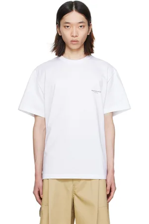 WOOYOUNGMI White Square Label T-Shirt