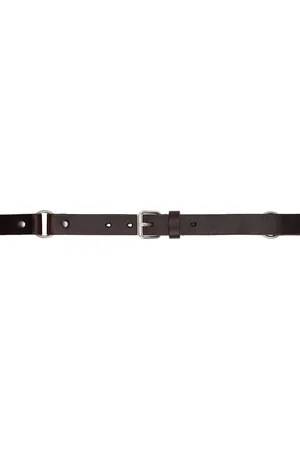 OUR LEGACY Brown 2.5 CM Ring Belt