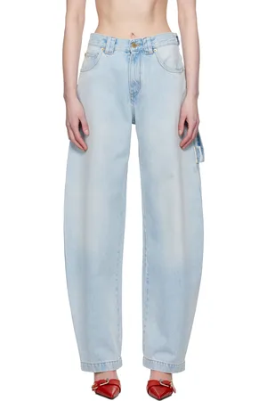 DARKPARK Blue Audrey Barrel Leg Carpenter Jeans