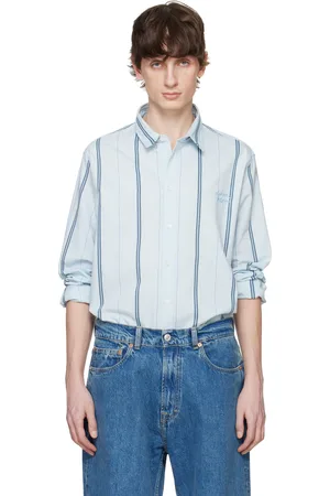 Maison Kitsuné Blue Relaxed Shirt