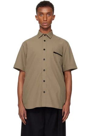 SACAI Beige Ripstop Shirt