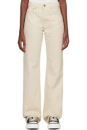 Ami Off-White Large Fit Jeans