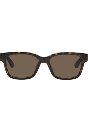Gucci Brown Minimal Sunglasses