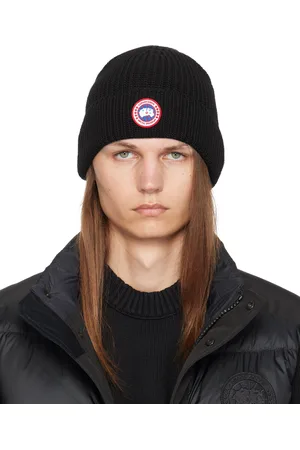 Canada Goose Black Rib Beanie
