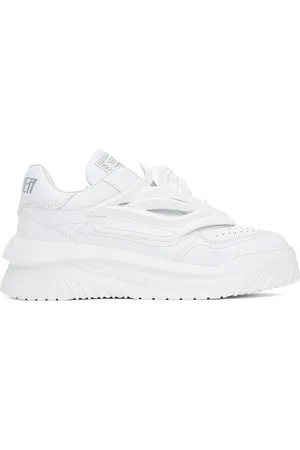VERSACE White Odissea Sneakers