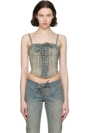 MISBHV Blue Lara Denim Tank Top
