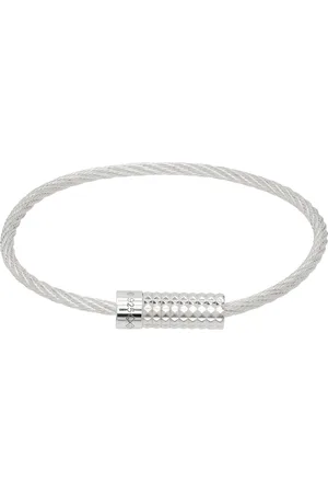 Le Gramme Silver Pyramid Guilloché Cable 