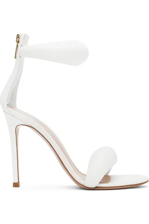 Gianvito Rossi White Bijoux Heeled Sandals