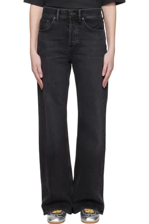 Acne Studios Black Faded Jeans