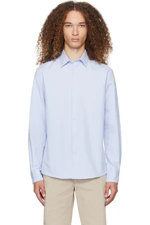 Sunspel Blue Buttoned Shirt