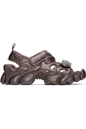 Collina Strada Black Melissa Edition Puff Sandals