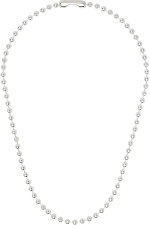 AMBUSH Silver Ball Chain Necklace