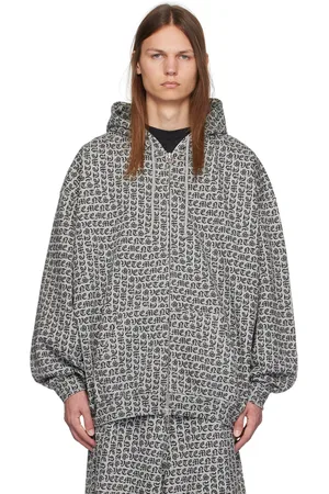 Vetements Gray Gothic Monogram Hoodie