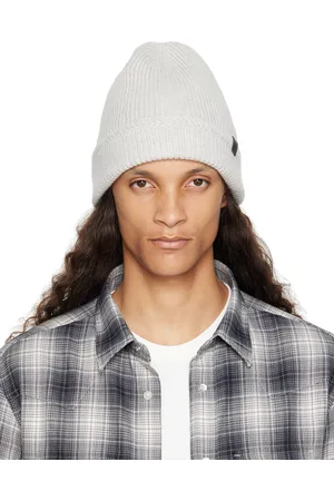 Tom Ford Gray Cashmere Knitted Beanie