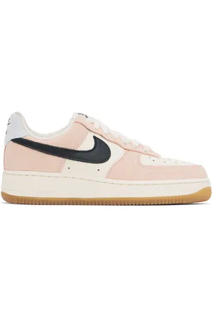 Nike White & Pink Air Force 1 