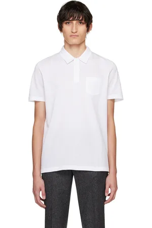 Sunspel White Riviera Polo