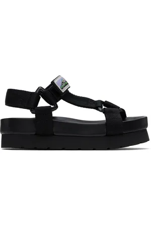 Bottega Veneta Black Trip Sandals