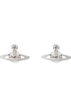 Vivienne Westwood SSENSE Exclusive Capsule Silver Small Neo Bas Relief Earrings