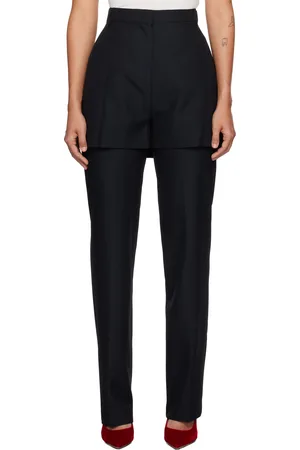 pushBUTTON Navy Shorts Layered Trousers