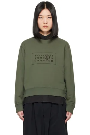 Maison Margiela Green Printed Sweatshirt