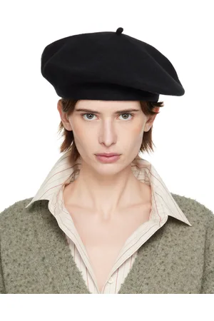 Maison Margiela Black Felted Wool Hat