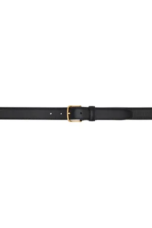 The Row Black Classic Belt