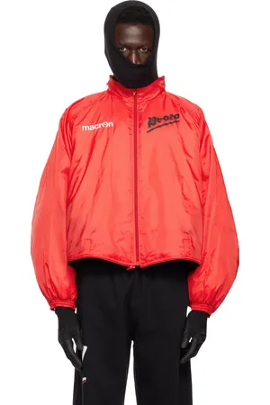 PROTOTYPES Red Two Way Padded Track Jacket