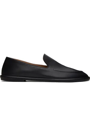 The Row Black Canal Loafers