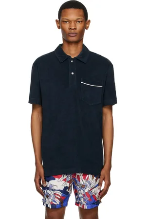 Moncler Navy Patch Pocket Polo