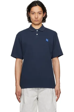 Ader Error Navy Sig; TRS Tag 01 Polo