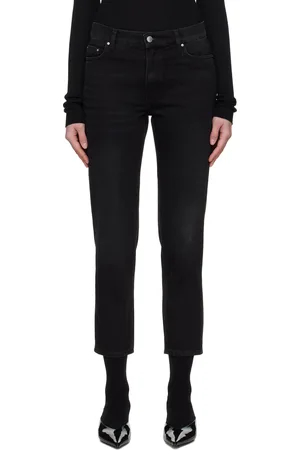 Totême Black Low Taper Jeans