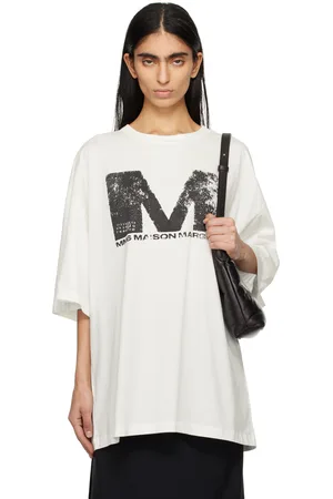 Maison Margiela White Sunbleached Logo T-shirt